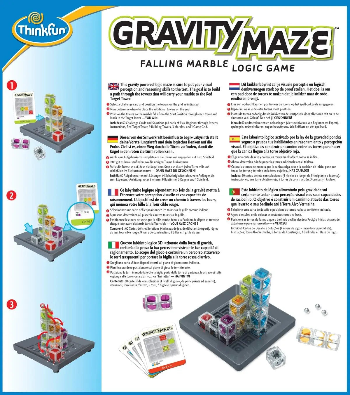 jouet pour enfant Ravensburger GRAVITY MAZE TOMY