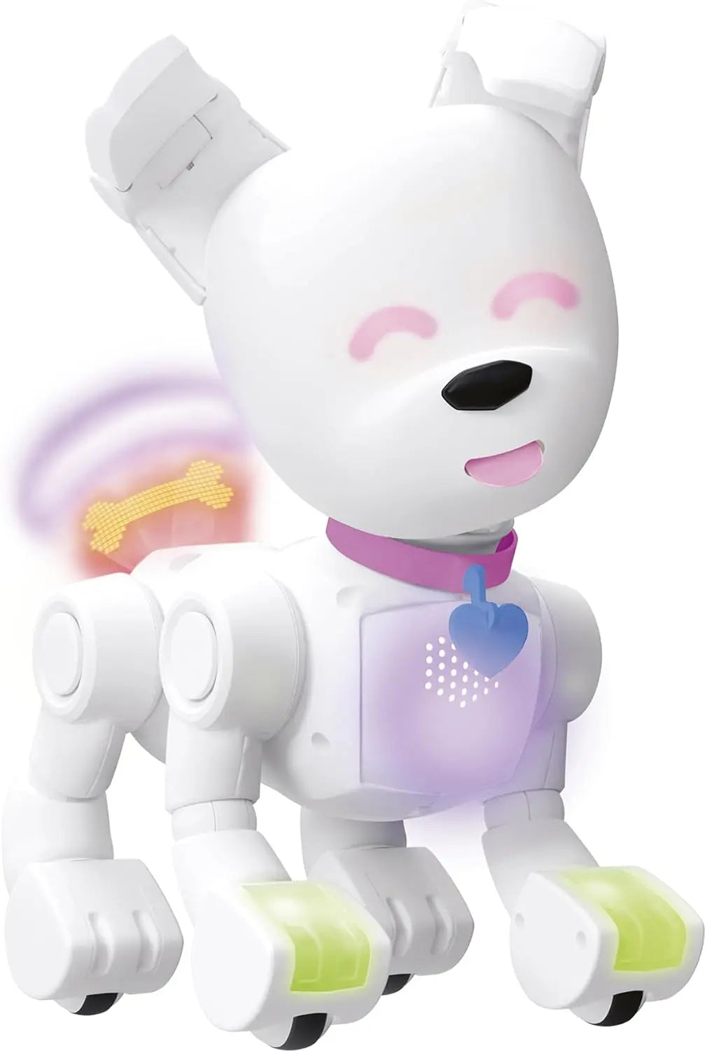 jouet pour enfant Robot chien interactif Lansay Dog-E Blanc HAIBOXING