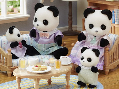 jouet pour enfant SYLVANIAN FAMILIES - La Famille Panda - 5529 - Famille 4 Figurines - Mini Poupées - Multicolore SYLVANIAN FAMILIES