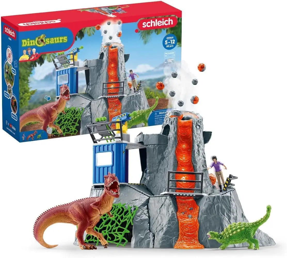 Jouetq pour enfant Schleich Expédition au grand volcan Schleich