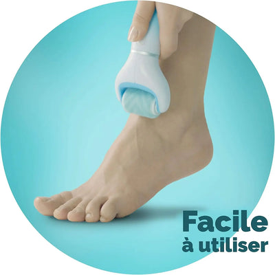 Scholl Rouleau gommage peau sèche pieds & jambes - Velvet Smooth - La boîte de 2 rouleaux NOX XTREM