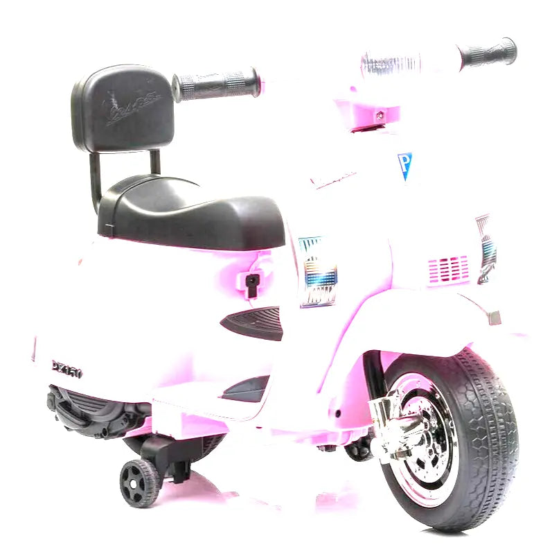 moto pour enfant Sweeek Vespa PX150. Scooter électrique pour enfants 12V 4.5Ah. 1 place avec autoradio Sweek