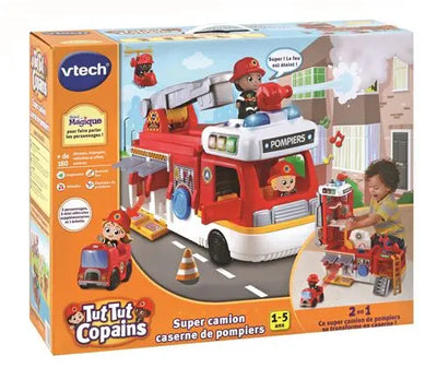 jouet pour enfant Tut Tut Copains Vtech Super Camion Caserne de Pompiers VTECH