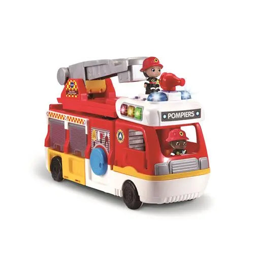 Camion de pompier jouet pour enfants RMEGA avec effets sonores et