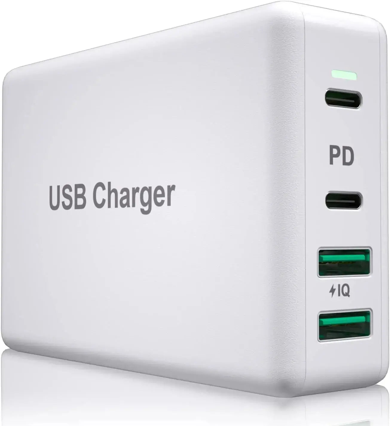 chargeur Chargeur USB C 100 W, Station de Charge USB 4 Ports, Chargeur Mural de Bureau Rapide PD 3.0 Type C Compatible avec iPhone 13/12/12 Pro Max/AirPods Max/iPad B09HGSVHNP Tecin.fr