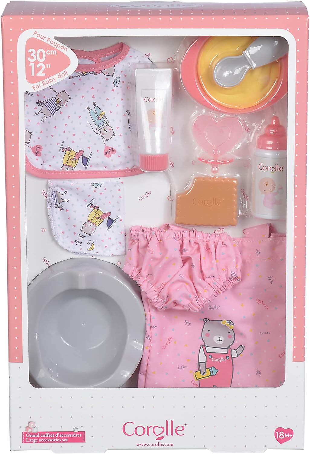 accessoires pour enfants Corolle Grand Coffret d'accessoires pour poupon 30 cm COROLLE