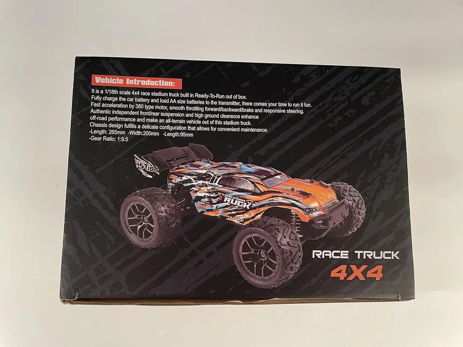 jouet pour enfant HAIBOXING Voiture Telecommandé 1/18 4WD 36KM/h RC Voiture Véhicule Tout-Terrain à Grande Vitesse 2,4 GHz Véhicule Buggy Voiture RTR Monster Truck de Bruder