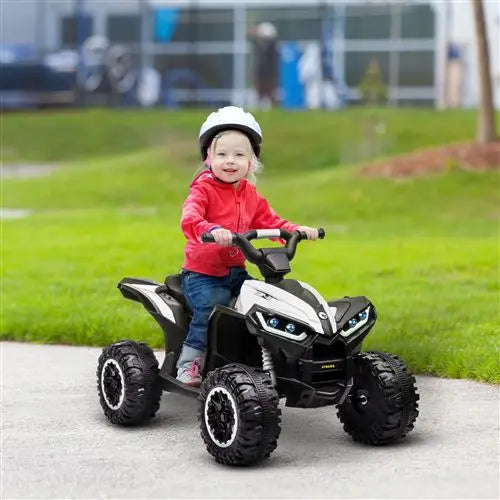 Jouet pour enfant HOMCOM Quad buggy électrique enfant 12 V 3 Km/h max. avec effets HOMCOM