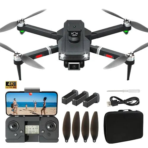 Appareils électroniques le-idea IDEA12 Drone avec 2 Caméras, Mini Drones avec Évitement Actif d'obstacles Drone Caméra Électrique Réglable, RC Drones WiFi FPV Transmission DJI