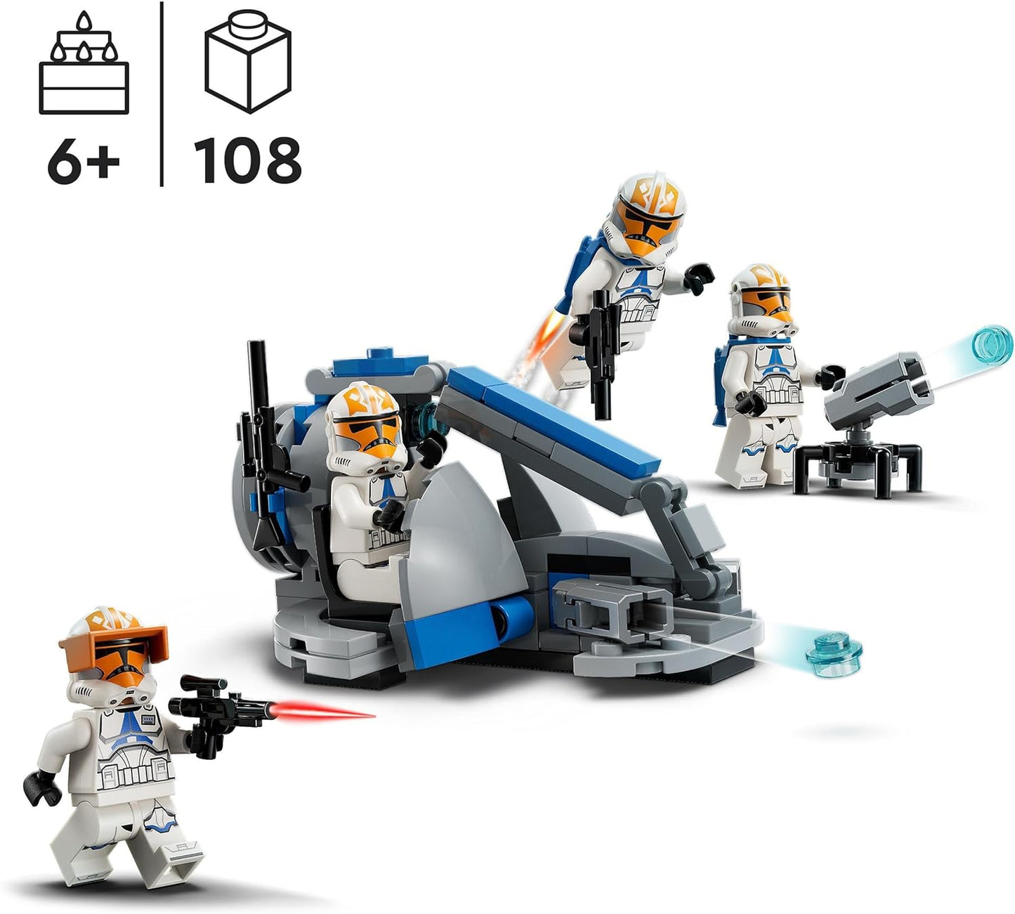 lego LEGO Star Wars 75359 Pack de combat des Clone Troopers de la 332e Compagnie d LEGO