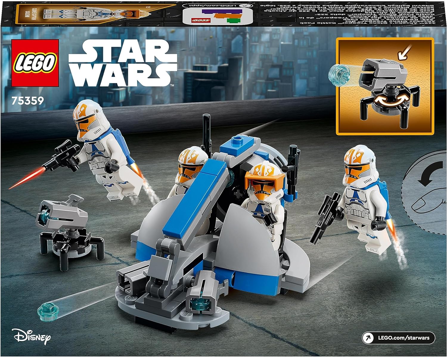 lego LEGO Star Wars 75359 Pack de combat des Clone Troopers de la 332e Compagnie d LEGO