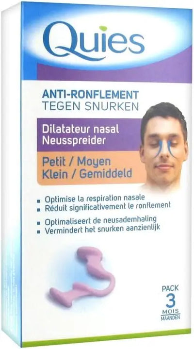 compléments Quies - Dilatateur nasal - taille petit/moyen (pack 3 mois) Superdiet