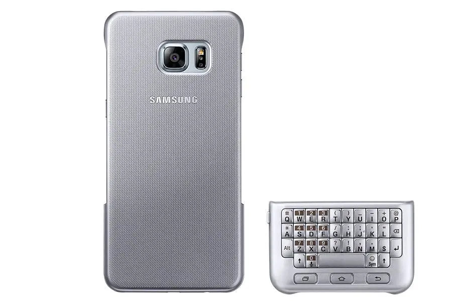 AZERTY  Samsung Keyboard Cover EJ-CG928FSEGFR - Clavier - argent- pour Galaxy S6 edge+ Samsung