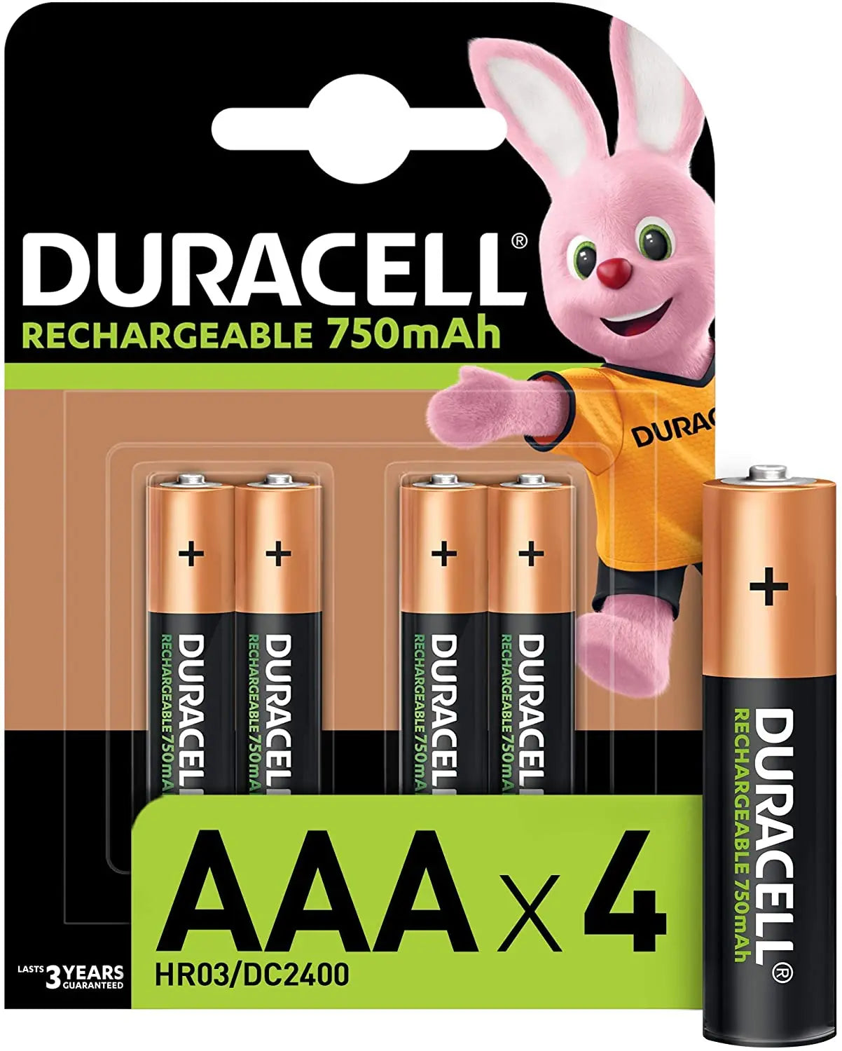 Accu DURACELL AAA 750A Plus Power - Blister de 4 DURACELL