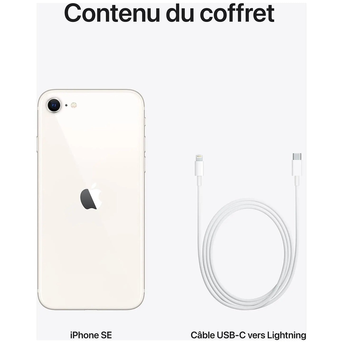 Apple iPhone SE 64 Go Lumière Stellaire (2022) 0194253013488 Apple