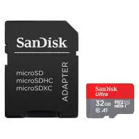 Carte mémoire micro SD Sandisk Carte mémoire microsdhc ultra 32 go sandisk + adaptateur sd San Disk