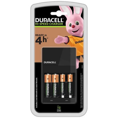 Chargeur de batterie Duracell HI-Speed value + 4 piles Duracell (1300mAh)  5000394118577 DURACELL