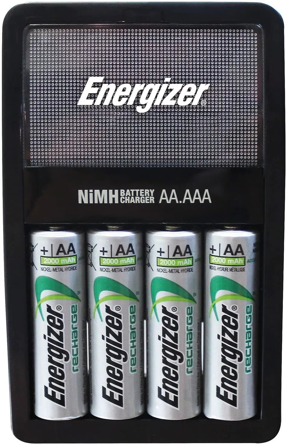 Energizer 4 PILES RECHARGEABLES AA 1.2V 1300mah + CHARGEUR Avec