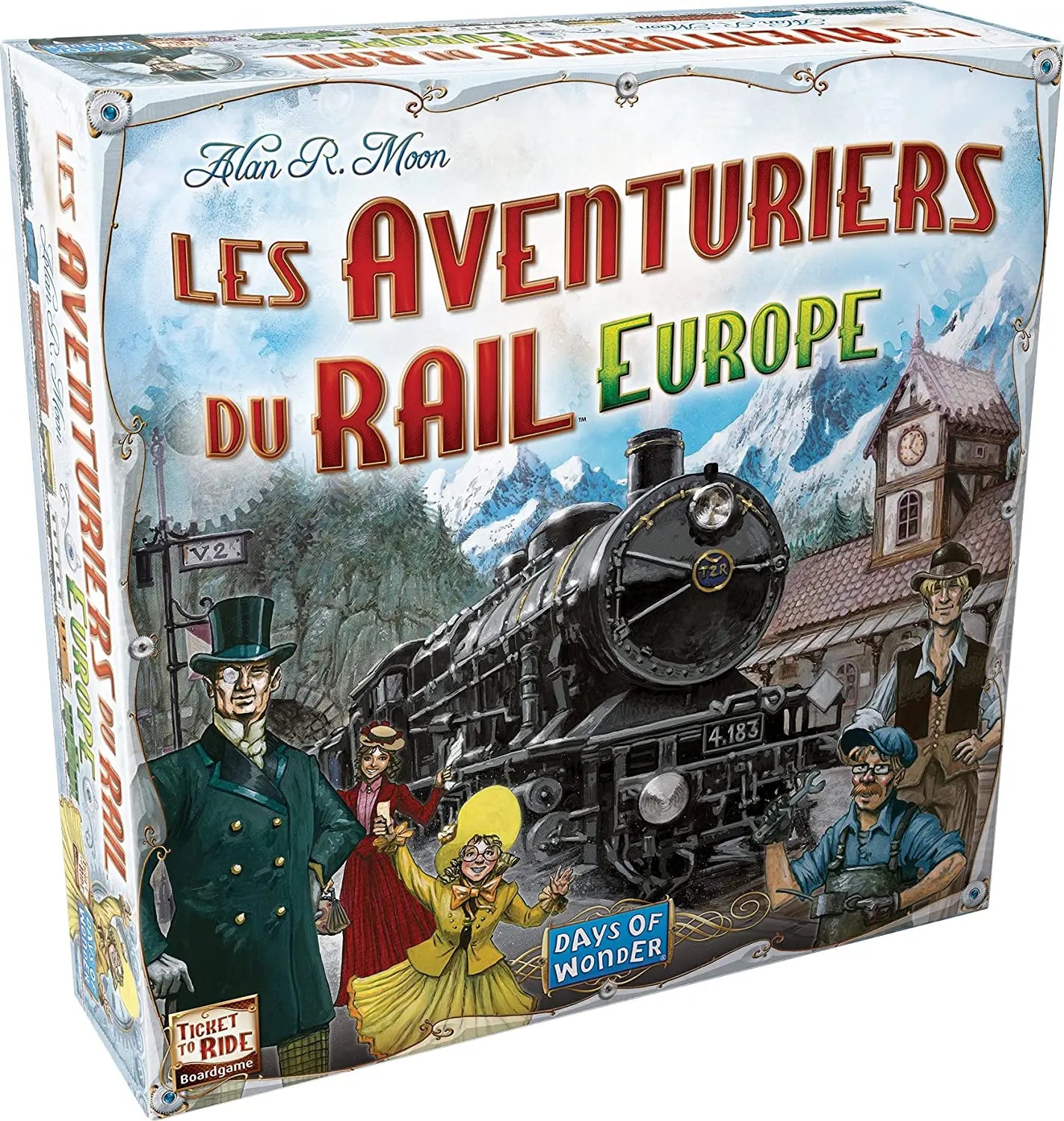 Days of Wonder - Les Aventuriers du Rail : Europe - Unbox Now - Jeu de société - À partir de 8 ans - Compatible avec Alexa Hasbro