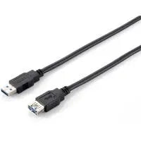 Equip 128398 Usb-a 3.0 M/f Cable 2 M Noir 128398 EQUIP