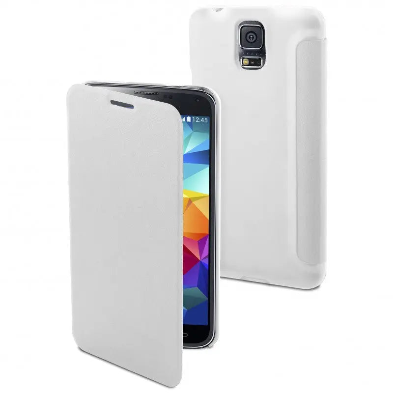 Etui MUVIT Etui easy folio blanc pour Galaxy S5 mini blanc MUVIT