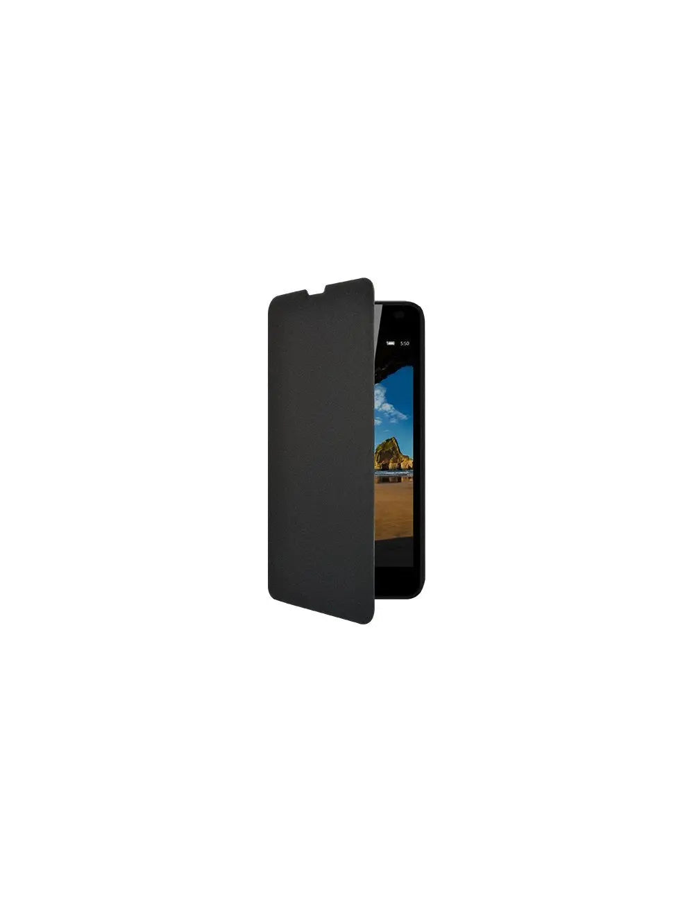 Etui folio noir pour noir Lumia 550 big ben