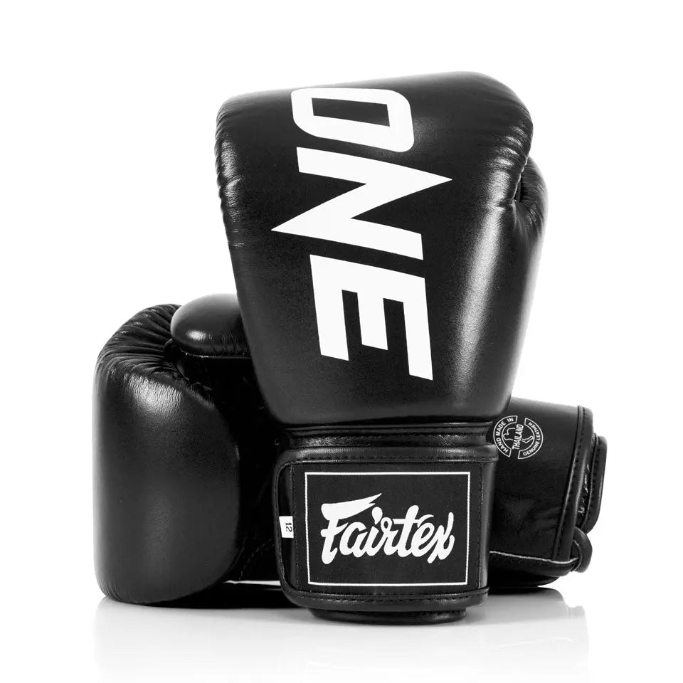 Fairtex X ONE Championship Black Boxing Gloves Tecin.fr