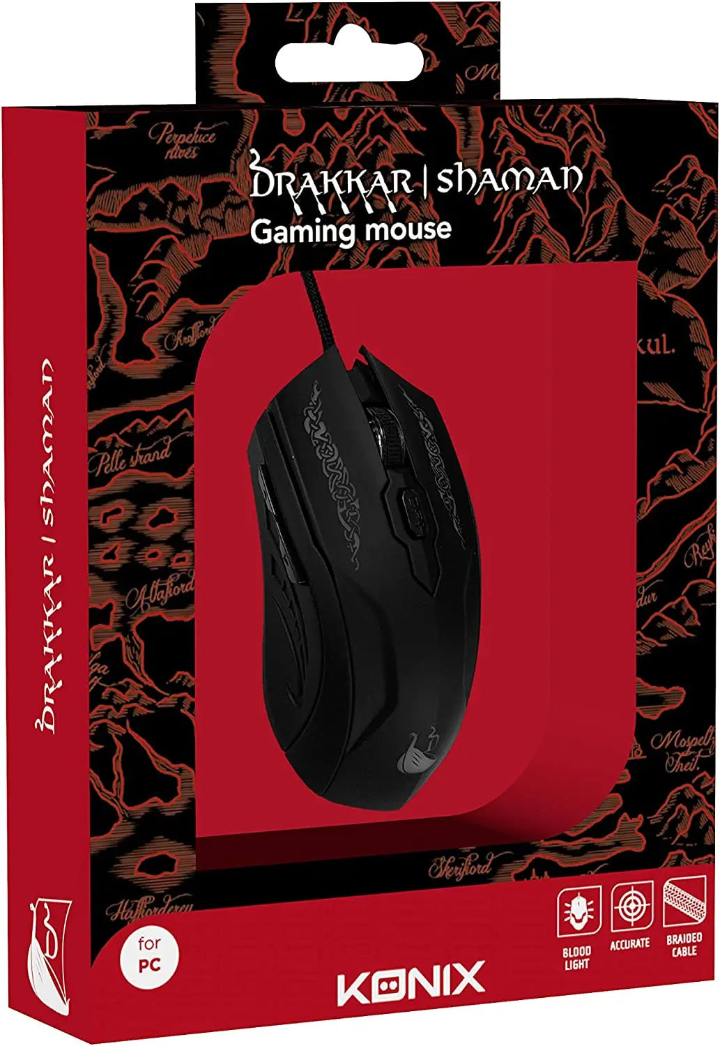Konix Drakkar Shaman Gaming Mouse souris gamer bureautique NITROCONCEPT