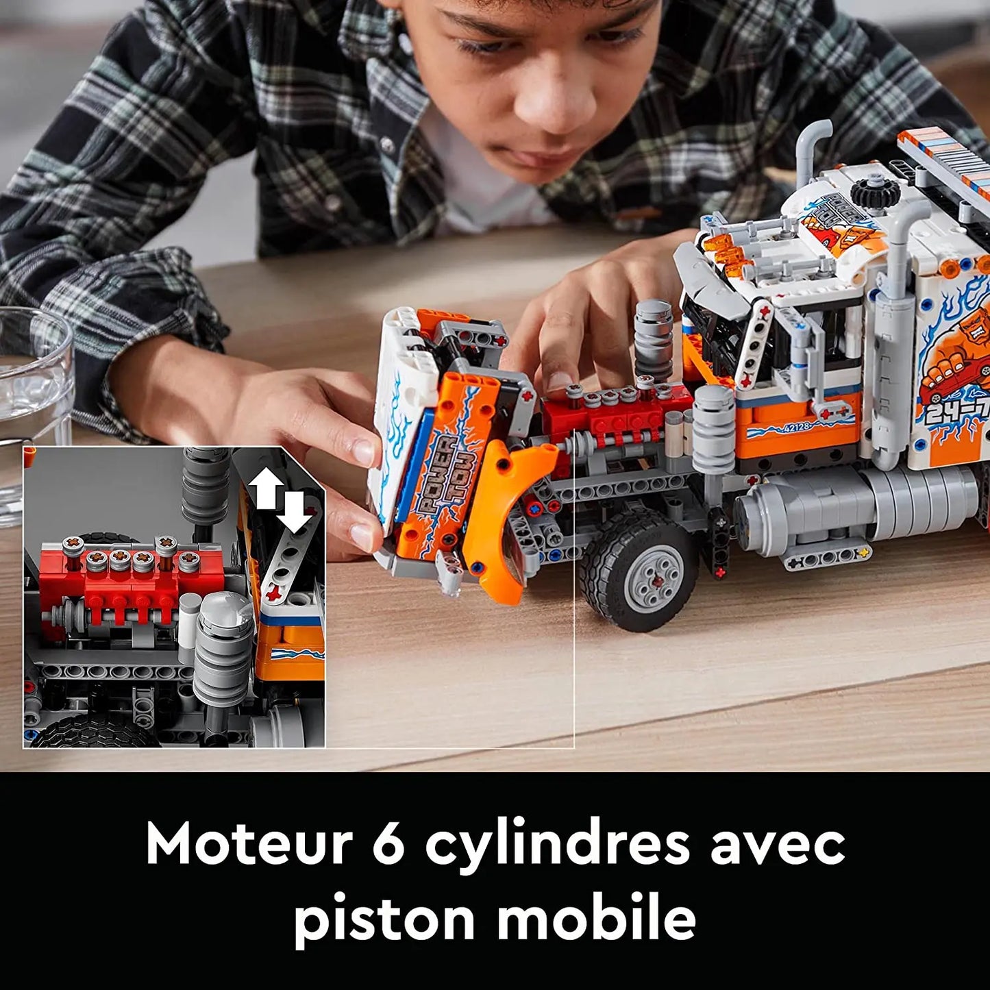 LEGO 42128 Technic Le Camion de Remorquage Lourd Camion Jouet avec Grue lego