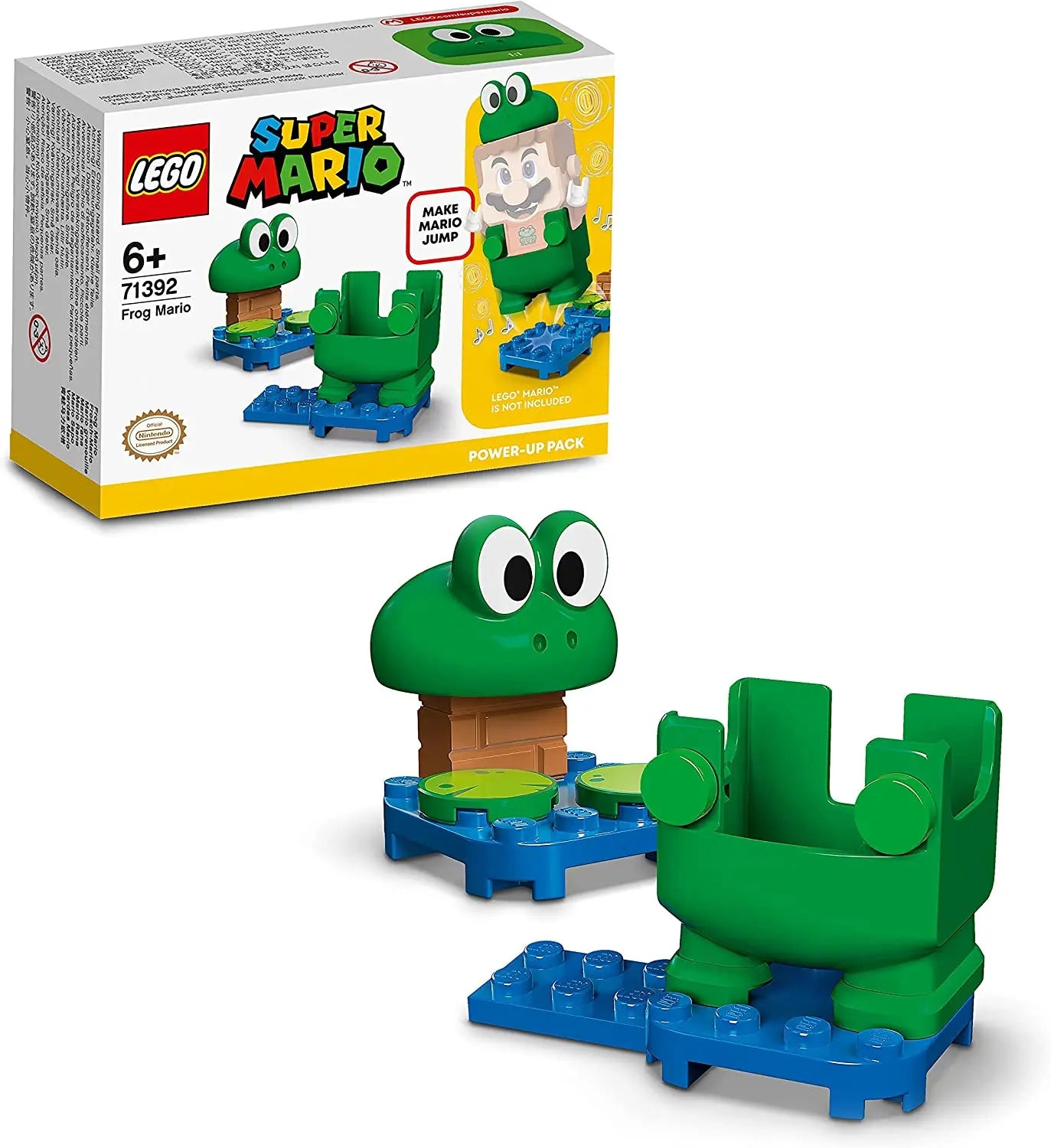LEGO 71392 Super Mario Pack de Puissance Mario Grenouille, Jouet à Collectionner lego