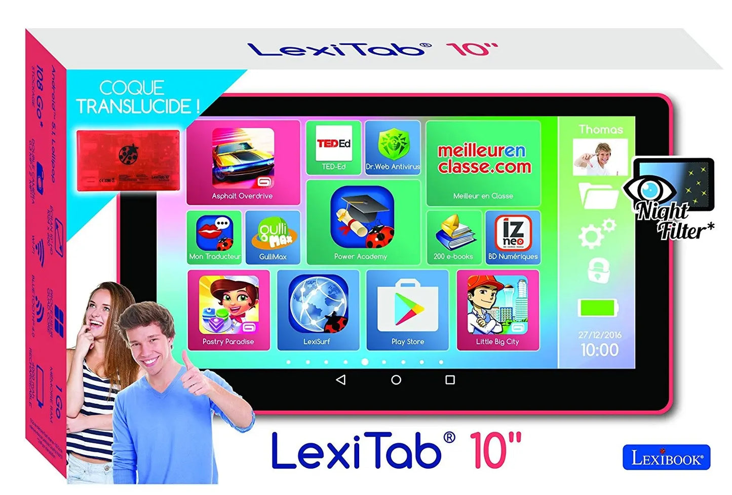 LEXIBOOK - Lexitab 10 pouces LEXIBOOK
