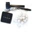 Lampes à boule blanche à énergie solaire - 30 LED blanc chaud, 8 modes TECIN-PRINCIPALE