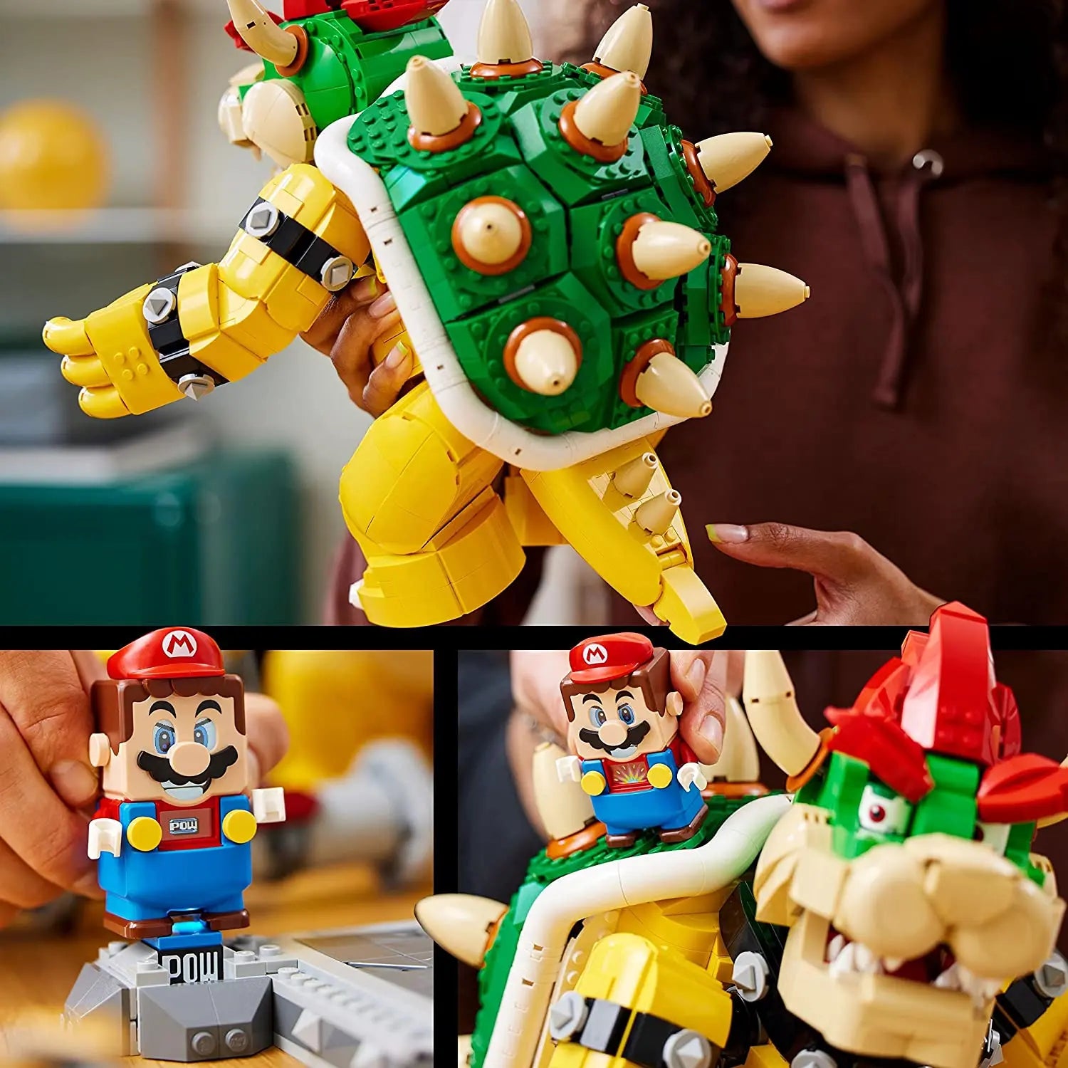Lego 71411 Super Mario Le Puissant Bowser, 3D, Collection, lego