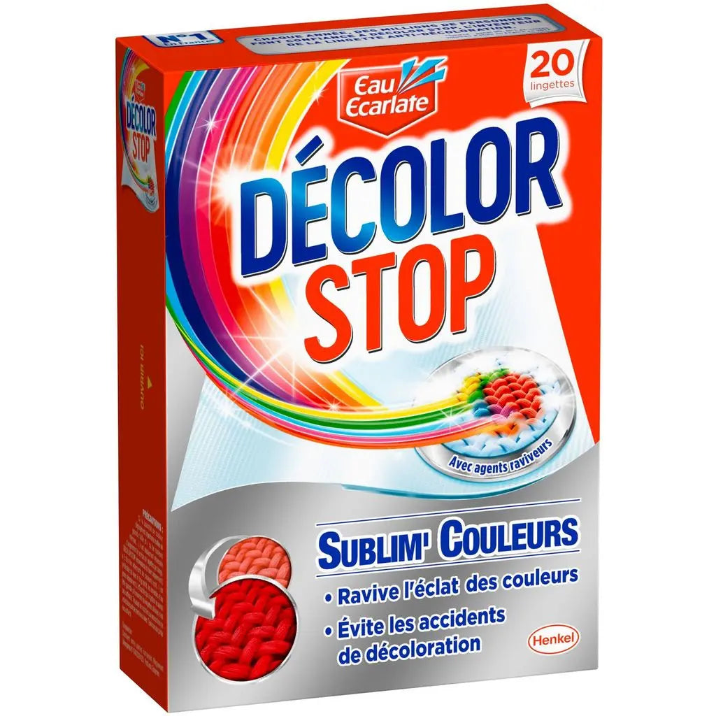 Lingettes anti-décoloration Décolor Stop Eclat & Couleurs EAU ECARLATE eau ecarlate