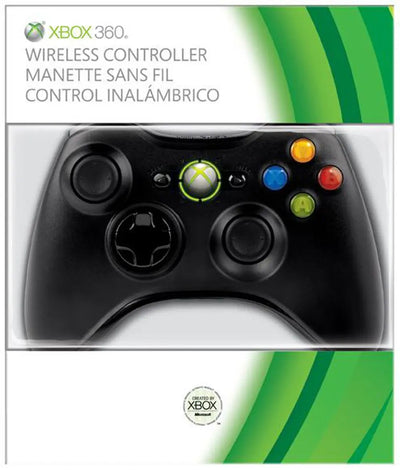 Microsoft Xbox 360 Wireless Controller - Manette de jeu - sans fil - noir - pour Microsoft Xbox 360 Microsoft
