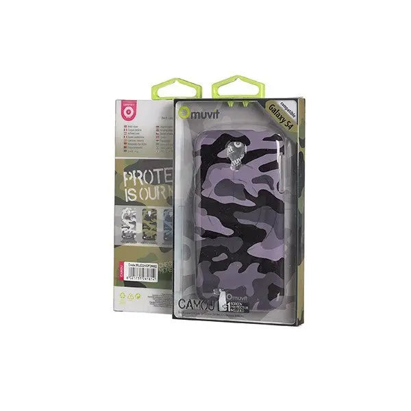 Muvit Coque de protection - Camouflage, noir armée - pour Samsung GALAXY S4 MUVIT