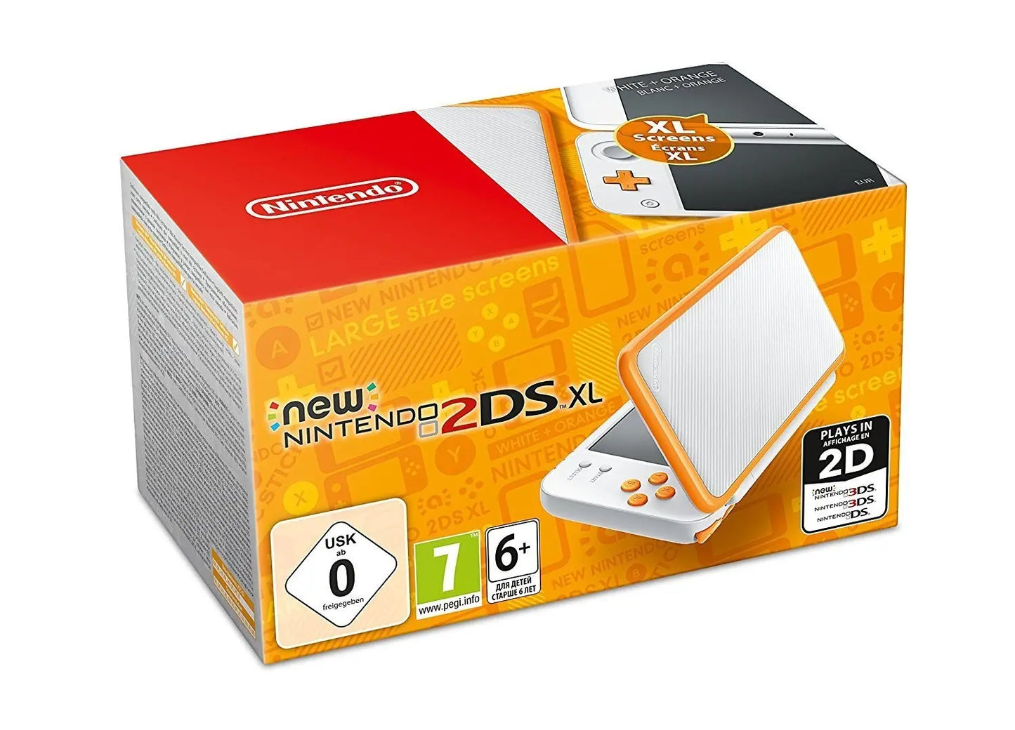 Nintendo New 2DS XL (Blanche et orange ) 0045496504564 nintendo