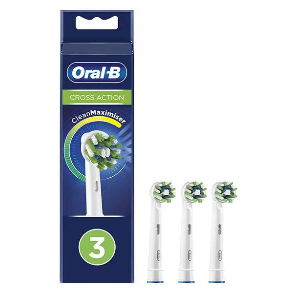 Oral-B Brossette CrossAction avec Technologie CleanMaximiser 3 unités 4210201317104 Oral-B
