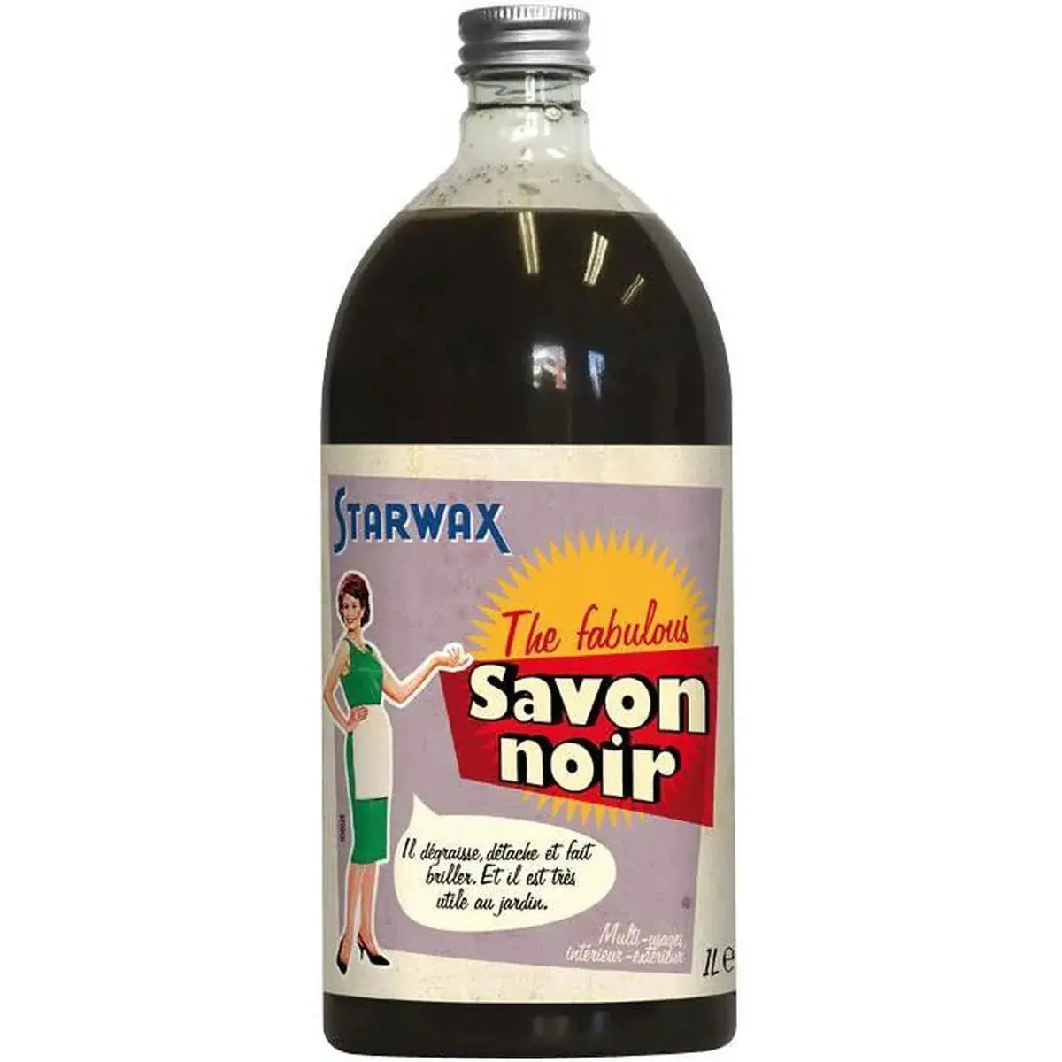 Starwax - savon Noir à l'huile d'olive 1l Fabulous DASH