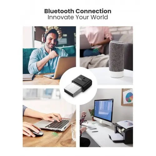 UGREEN USB Bluetooth 4.0 Clé Adaptateur Dongle sans Fil Compatible avec Manette PS5 PS4 Pro et Xbox One S X TECIN-PRINCIPALE